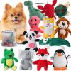 LEGEND SANDY Squeaky Dog Toys for Puppy Small Medium Dogs, Stuffed Samll Dog Toys Bulk with 12 Plush Pet Dog Toy Set, Cute Safe Dog Chew Toys Pack for Puppies Teething